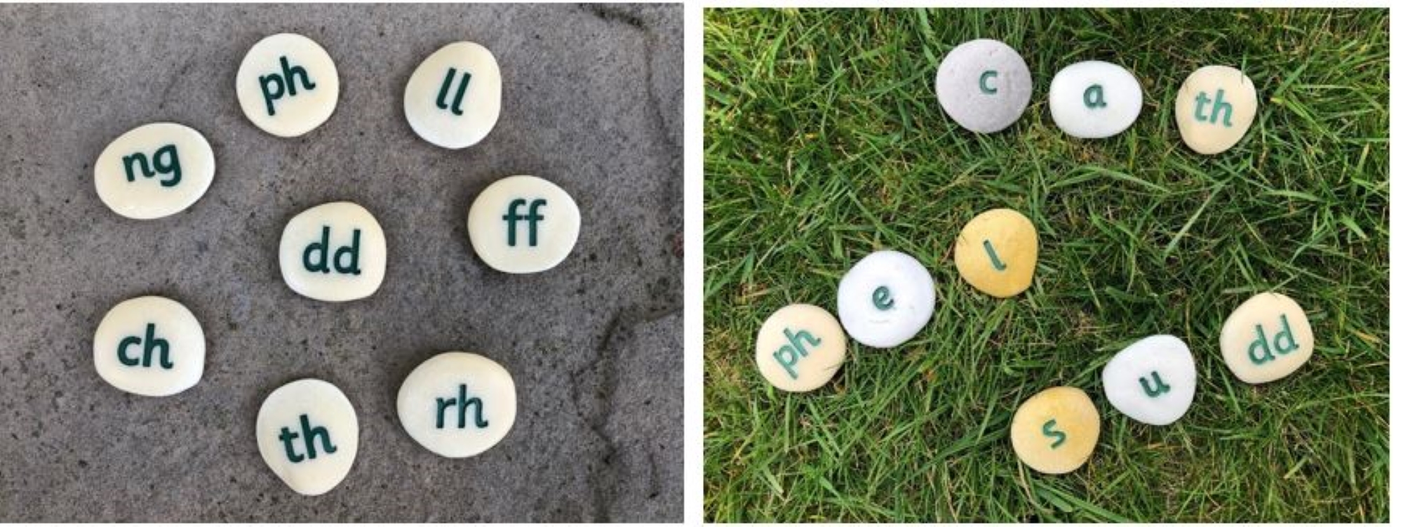 Welsh Alphabet Stones